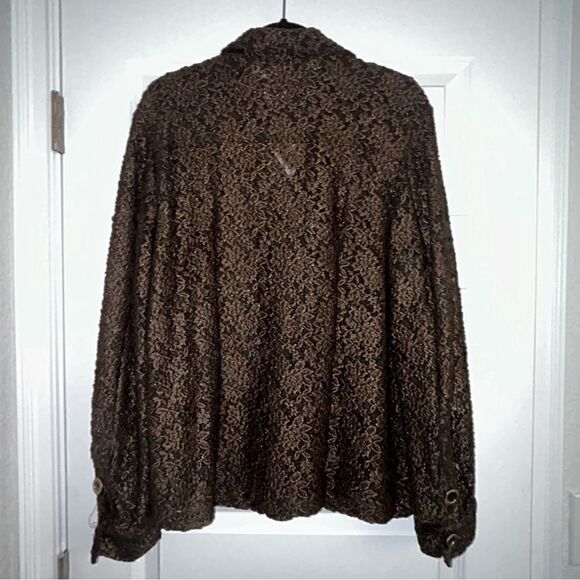 Vintage Chico’s Lace Button Front Jacket  Chicos - Picture 6 of 7
